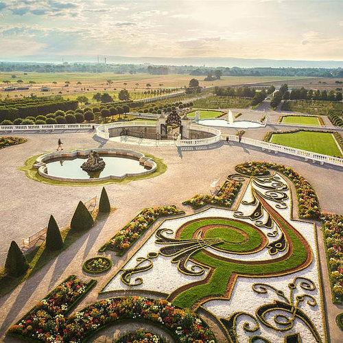 Das Gartenparadies von Schloss Hof
